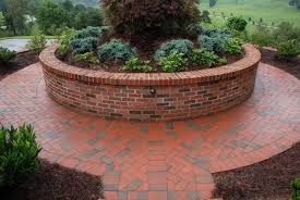 A Perfect Brick Vegetable Garden Circular Garden Design Brick Planter Hardscape