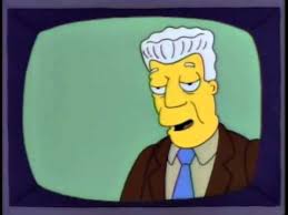 Brockman was briefly fired from channel six, but started to reveal secrets about the media so they rehired him in order to silence kent. Kent Brockman Welcoming Our Insect Overlords Youtube