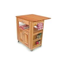 kitchen butcher block cart