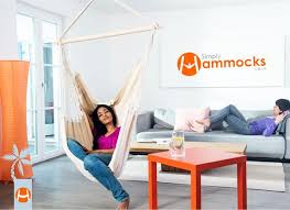 **welcome to the hammock district!** hammocks are a great lightweight alternative for ultralight hammocks hung from wall studs can easily create unsafe lateral loads on the studs. How To Mount A Hammock Indoors Simply Hammocks