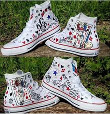 Pin On Painted Sneakers By Jenswickedcrafts
