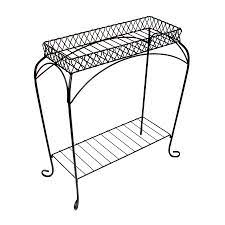 Patio Life 30 In 2 Tier Plant Stand Black Lowes Com Plant Stand Plant Stand Indoor Lowes Home Improvements