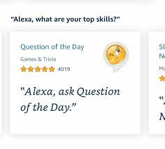Read full profile chloe is a social media expert and shares lifestyle tips on lifehack. Question Of The Day On Twitter We Are Deeply Honored That Amazon Has Listed Question Of The Day As One Of The Top Amazon Alexa Skills Thank You Amazon And A Huge