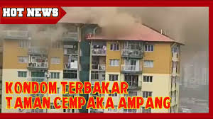33 dataran cempaka sari 1 taman cempaka, kampong baharu ampang, малайзия, 31400. Taman Cempaka Ampang Kondominium Terbakar Petang Tadi 28 8 19 Youtube