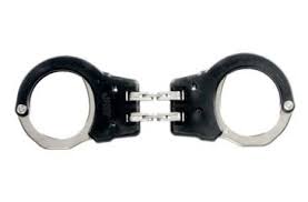 Handcuffs with universal hinge, spain. Asp Ultra Hinged Handcuffs Black 56119