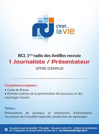 Paiement sécurisé en 1 ou 3 fois sans frais. Rci Guadeloupe Offre D Emploi Rci 1ere Radio Des Facebook