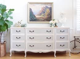 Drexel Shabby Chic French Provincial Vintage Dresser Buffet Credenza Gray White No 375 Shabby Chic Dresser Shabby Chic Furniture Shabby Chic Decor