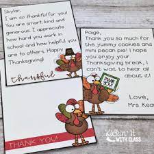 Nix the generic platitudes and instead express your gratitude and thanks with any of these beautiful and printable thank you card designs. Thanksgiving Thank You Cards For Teachers Freebie Tpt