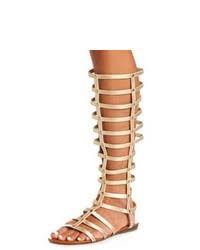 Free shipping & free returns! Gold Knee High Gladiator Sandals For Women Lookastic
