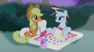 1750549 - questionable, artist:hodgepodgedl, artist:ithinkitsdivine,  derpibooru import, applejack, rarity, pony, alternate hairstyle, blushing, changing  mat, diaper, diaper change, diaper fetish, fetish, image, makeup, mouth  hold, png, poofy diaper ...