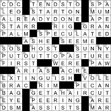 Crossword puzzle answers for today la times. La Times Crossword 25 Jun 21 Friday Laxcrossword Com