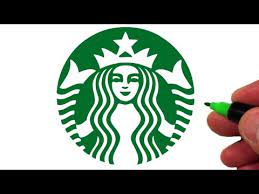 How to draw starbucks logo. Outline Starbucks Logo Drawing