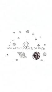 Space Quote And Tumblr Image Cute Backgrounds Tumblr Image Image