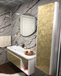 Bu Mutfak Ve Banyoda Parlak Yuzeyler Dekorun Odaginda Banyo Dekor Mutfak