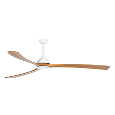 Likewise, any smaller than this and the air molecules might not move smoothly. Fanco Sanctuary Dc Ceiling Fan 86 White With Timber Teak Blade