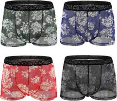 Underwear Breathable Underwear 4PC Lace Briefs Boxer Nepal | Ubuy