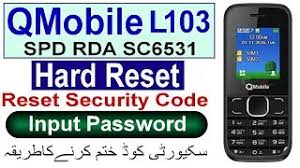 Wait for about 40 minutes, then your phone will be in … Qmobile L103 Input Phone Lock Code Rda Sc6531 Hard Reset Format Unlock By Tahir Technical Tv Youtube