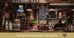 A bar in your garage. How And Why To Build A Garage Bar