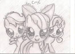 Cutie Mark Crusaders Cmc By Rasputinto Deviantart Com On Deviantart Mlp Pony Cute Ponies Cutie