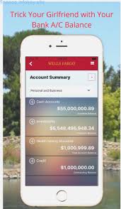 Prank Bank Prank Your Girlfriend With Your Bank Account Balance Bank Account Balance Wells Fargo Account Banking App