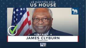 James Clyburn wins reelection to U.S. House in SC's 6th Congressional  District