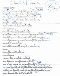 Black And White Three Dog Night Lyrics Meaning Somebody S Baby Jackson Brown Guitar Chord Chart In D Real Key Guitar Chords Ukulele Chords Songs Guitar Songs