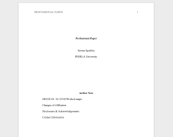 The basic setup directions apply to the entire paper. What S New In The Apa 7th Edition Perrla