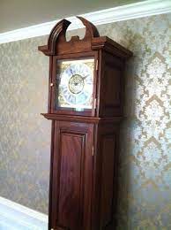Our very own cherry grandfather clock with hidden gun storage inside. Buy Hand Crafted Grandfather Clock W Gun Safe Made To Order From Wm Pinion Fine Furniture Custommade Com