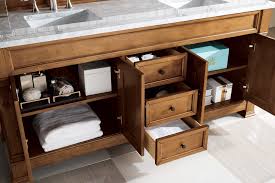 For large bathrooms, typical vanities range from 48 inches to 60 inches wide. Brookfield 72 Double Bathroom Vanity Country Oak