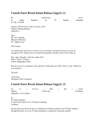 Surat yang digunakan diantaranya adalah surat untuk orang tua siswa maupun surat untuk siswa itu sendiri. Contoh Surat Formal Bahasa Inggris