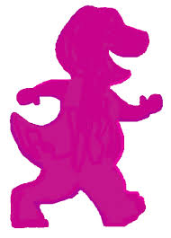 Barney Clipart Black And White Barney The Dinosaur Shape Barney The Dinosaurs Barney Birthday Party Barney Birthday