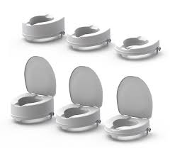 Additions like an elevated toilet seat can make all the difference your bath should be stylish, functional and safe. Raised Toilet Seat With Lids South West Mobility Flat Rate Shipping