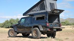 Just like your jeep gladiator, the cx classic truck caps are not only designed to look great, but also offer unmatched durability for any road ahead. Adventure Trailers Summit Truck Topper At Overland Equipment