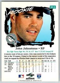 1995 SCORE JOHN JOHNSTONE FLORIDA MARLINS #311