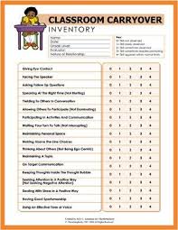 Social Skills Inventory Number These And Mount Chart In