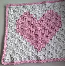 C2c Preemie Heart Blanket