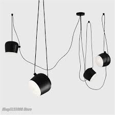 Best Sale 20fb9d Nordic Creativity Diy Spider Pendant Lamps White Black Drum Shade Pendant Light Modern Adjustable Hanging Lamp Lighting Fixtures Cicig Co