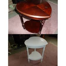 Before And After Heart Shaped Table Painted With Everlong Chalk Paints Painted Table Table Decor