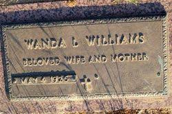 Wanda Lee Dugger Williams (1926-2000)