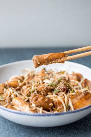 Stir Fried Rice Noodle Rolls With Peanut Butter Sauce Recipe Rice Noodle Roll Rice Noodles Stir Fry Fried Rice Noodles