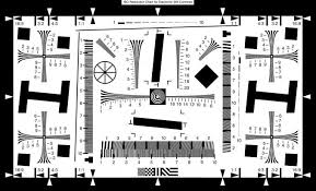 Digital Camera Resolution Chart Photographic Paper Material