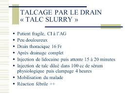 pleural talcage with addition of lidocaine under thoracoscopy. Tumeurs Malignes Secondaires De La Plevre Ppt Telecharger