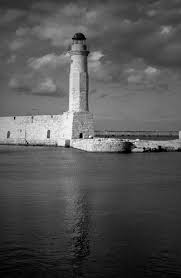 Black And White Lighthouse North Carolina Visit Greece Rethimno In Black And White Rethimno Crete Greece Visiting Greece Crete Greece