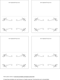 Wedding place card template, monogram & border, tent and flat versions,. Free Place Card Template Pdf 34kb 1 Page S