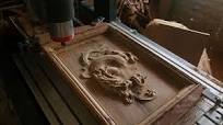 Engraving Dragon // CNC Woodworking project