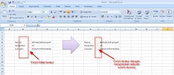 Cara buat titik dua sejajar di excel. Cara Membuat Titik Dua Atau Colon Pada Akhir Cell Microsoft Excel Rata Kanan Ahmad Adriansyah S Blog