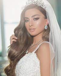 اجمل تسريحات عروس تاج وطرحه تسريحة شعر عرايس التاج والطرحه