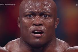 Poor Bob Lashley is out here selling a WrestleMania match all by himself