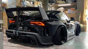 Here's how it stacks up against the iconic mk4. Liberty Walk Toyota Supra Takes The Biscuit For Over The Top Tuning