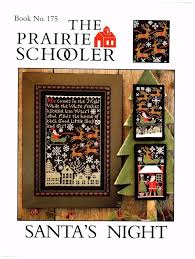 Santas Night Stitch Pattern Prairie Schooler 1 Chart Book